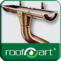 Водостічні системи ROOFART з оцинкованої сталі із покриттям 